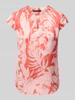 Comma Regular fit blouseshirt met druppelvormige hals
