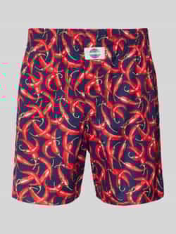 Deal Boxershort met labeldetail model 'Chili'
