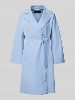 Weekend Max Mara Lange wollen jas met tailleriem model 'CIVADA'