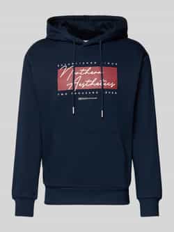 Tom Tailor Denim Regular fit hoodie van katoenmix