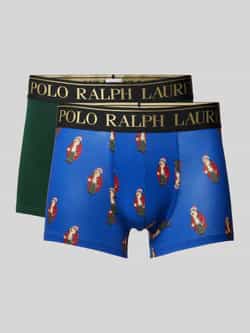 Polo Ralph Lauren Underwear Boxershort met label in band in een set van 2 stuks