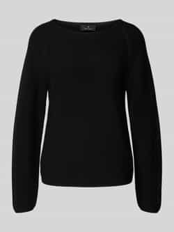 Monari Gebreide pullover met ronde hals