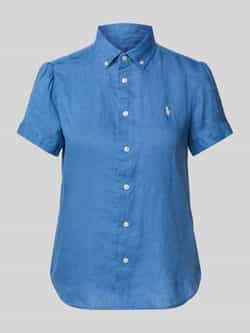 Polo Ralph Lauren Regular fit linnen blouse met button-downkraag