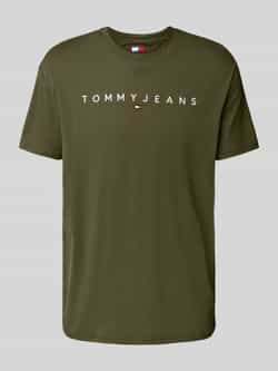 Tommy Jeans Groen Katoenen T-shirt Lente Zomer Collectie Green Heren