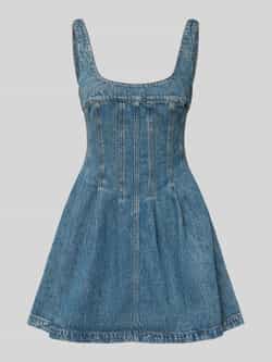 Tommy Jeans Getailleerde vrijetijdsjurk van puur katoen