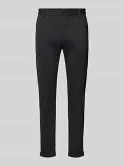 lindbergh Slim fit stoffen broek met verkort model