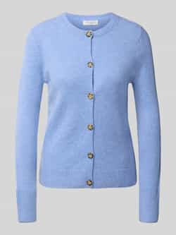 Christian Berg Woman Cardigan met ronde hals en knoopsluiting