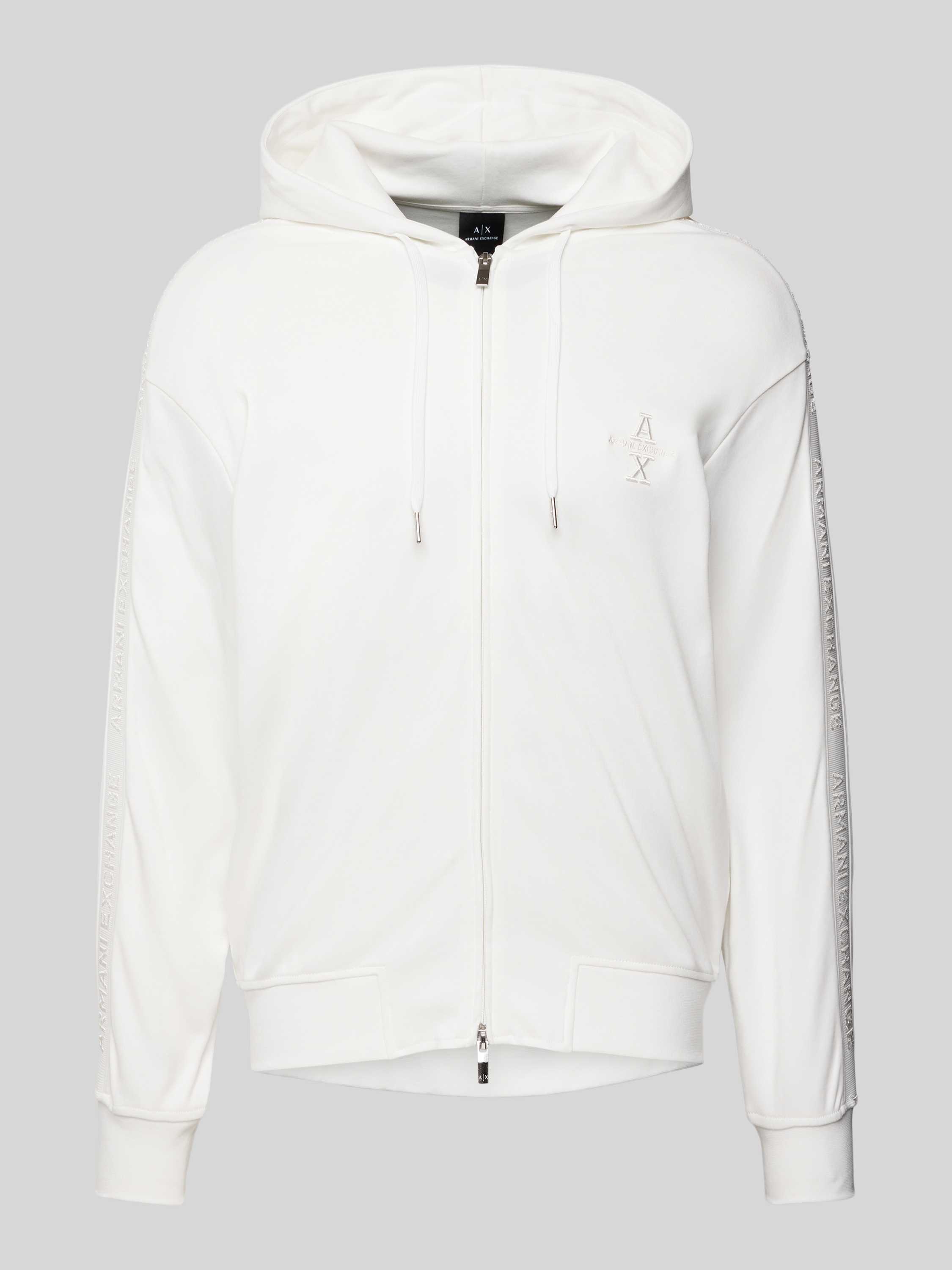 Armani Exchange Sweatjack met tweewegsritssluiting