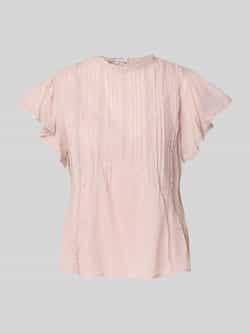 Scotch & Soda Regular fit blouse van puur katoen met ajourpatroon