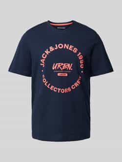 jack & jones T-shirt met labelprint model 'SIMON'