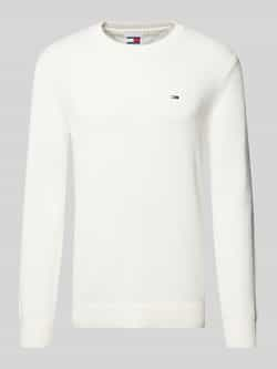 Tommy Hilfiger Witte Sweatshirt met Lange Mouwen Geborduurd Logo White Dames