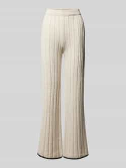 Only Comfort fit gebreide broek met wijde pijpen model 'CHICK'