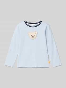 Steiff Shirt met lange mouwen en logobadge