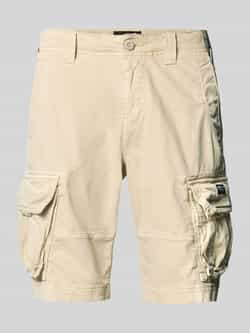 Superdry Korte cargobroek met labeldetail