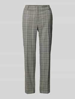 Christian Berg Woman Selection Regular fit stoffen broek met riemlussen
