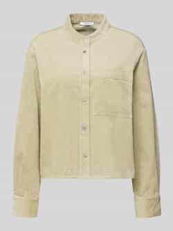 Opus Relaxed fit overhemdblouse met borstzak model 'Falve'