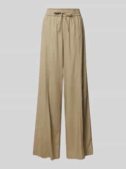 Gestuz Stoffen broek van viscosemix met elastische band model 'izza'