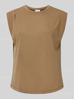 Jake*s Collection Tanktop met geribde ronde hals