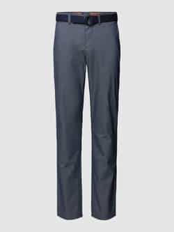 MCNEAL Stoffen slim fit broek met structuurpatroon