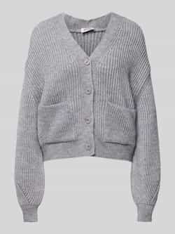 Drykorn Oversized gebreid jack met knoopsluiting