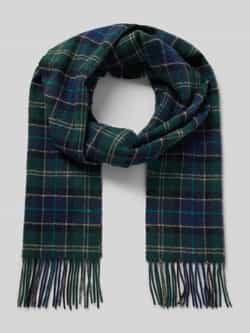 Barbour Sjaal van wol met franjes