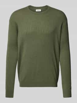 American vintage Gebreide pullover met ribboorden model 'RAXOW'