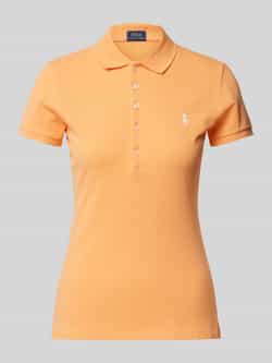 Polo Ralph Lauren Poloshirt van puur katoen met labelstitching model 'JULIE'