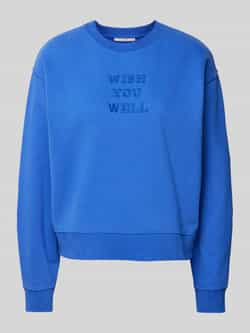 LANIUS Sweatshirt met labelstitching