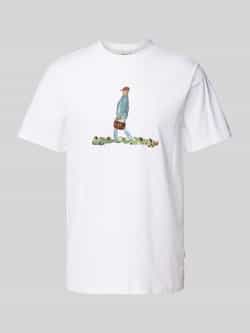 Forét-shirt met motiefprint model 'HUNT'