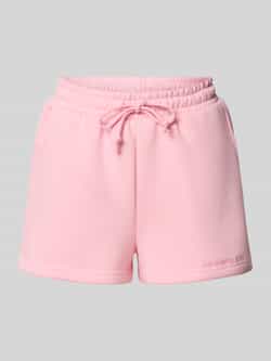 Colourful Rebel Regular fit sweatshorts met labelstitching