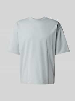 JAKE*S STUDIO MEN T-shirt met geribde ronde hals