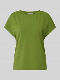 Christian Berg Woman Selection T-shirt met geribde ronde hals