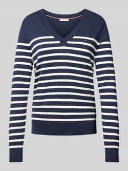 Tommy Hilfiger Trui met V-hals met logoborduursel