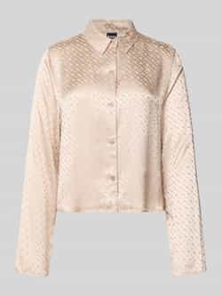 Boss Relaxed fit pyjamatop van pure viscose model 'B MONOGRAM'