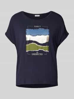 S.Oliver RED LABEL Relaxed fit T-shirt met statementprint