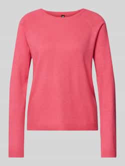 Pieces Regular fit gebreide pullover met extra brede schouders model 'BREE'