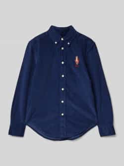 Polo Ralph Lauren Teens Regular fit corduroy overhemd met button-downkraag