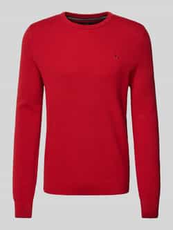 Lerros Gebreide trui lichte gebreide pullover met smalle ribstructuur