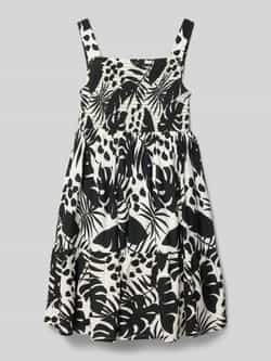 DANAMADE Jurk van viscose in laagjeslook