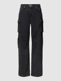 NA-KD Cargobroek met trensjes met knoop