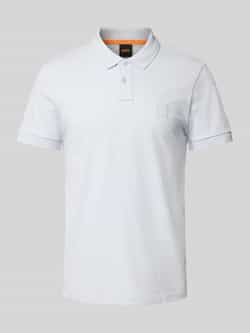 Boss Orange Slim fit poloshirt van katoenmix