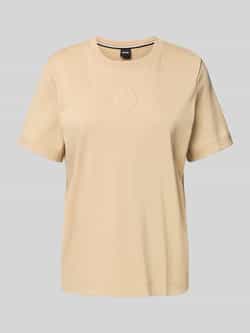 Boss T-shirt met labelstitching model 'ECOSA'