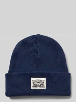 Levi's Beanie met labelpatch model 'BACKPATCH'