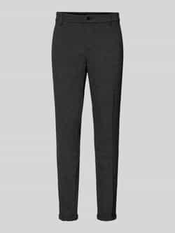 Tom Tailor Denim Slim fit chino van jersey met vaste opgerolde pijpboorden