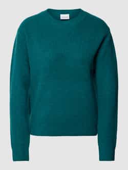Comma Casual Identity Gebreide pullover met ronde hals
