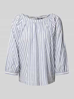 s.Oliver RED LABEL Relaxed fit blouse met korte mouwen van een mix van katoen en viscose