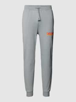 HUGO Sweatpants met labeldetail model 'Linked'