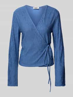 Colourful Rebel Regular fit wikkelblouse met V-hals model 'Winona'