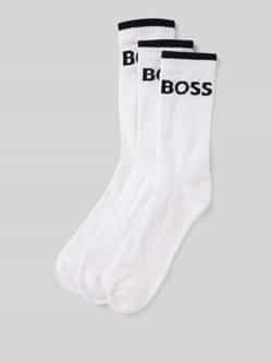 Boss Sokken met labelstitching in een set van 6 paar