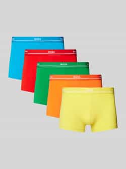 Boss Boxershort met elastische band met label in een set van 5 stuks